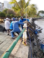 カットバ湾管理委員会は湾環境をきれいにするために団結します